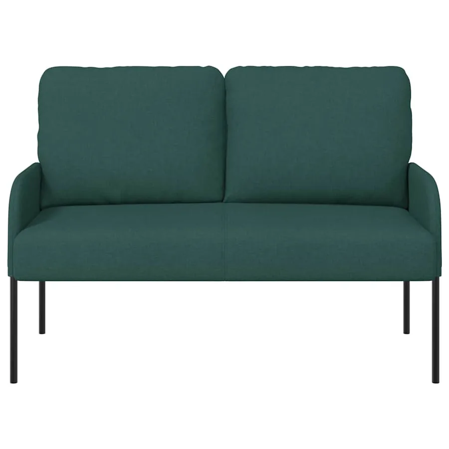 Canapés avec coussin 110cm Vert foncé Contreplaqué - 4