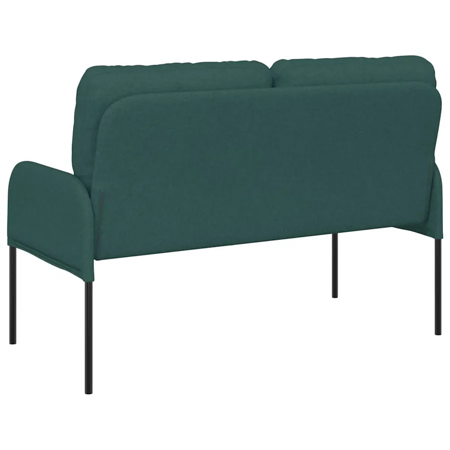 Canapés avec coussin 110cm Vert foncé Contreplaqué - 6