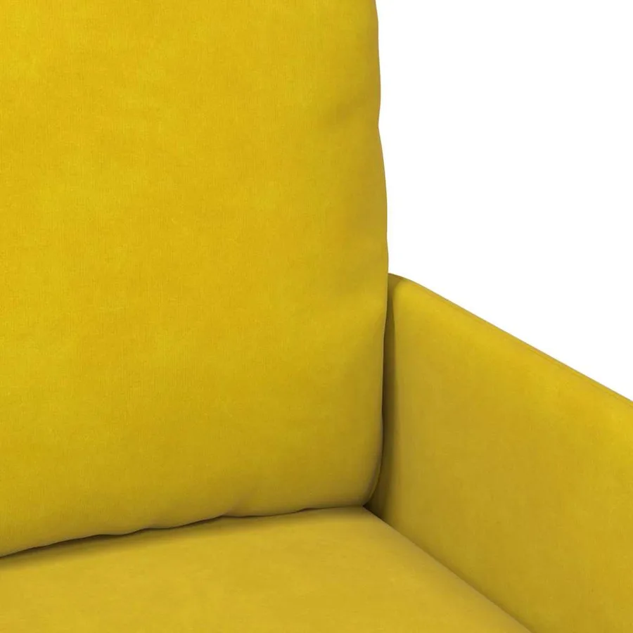 Canapés avec coussin 55cm Jaune Contreplaqué - 7