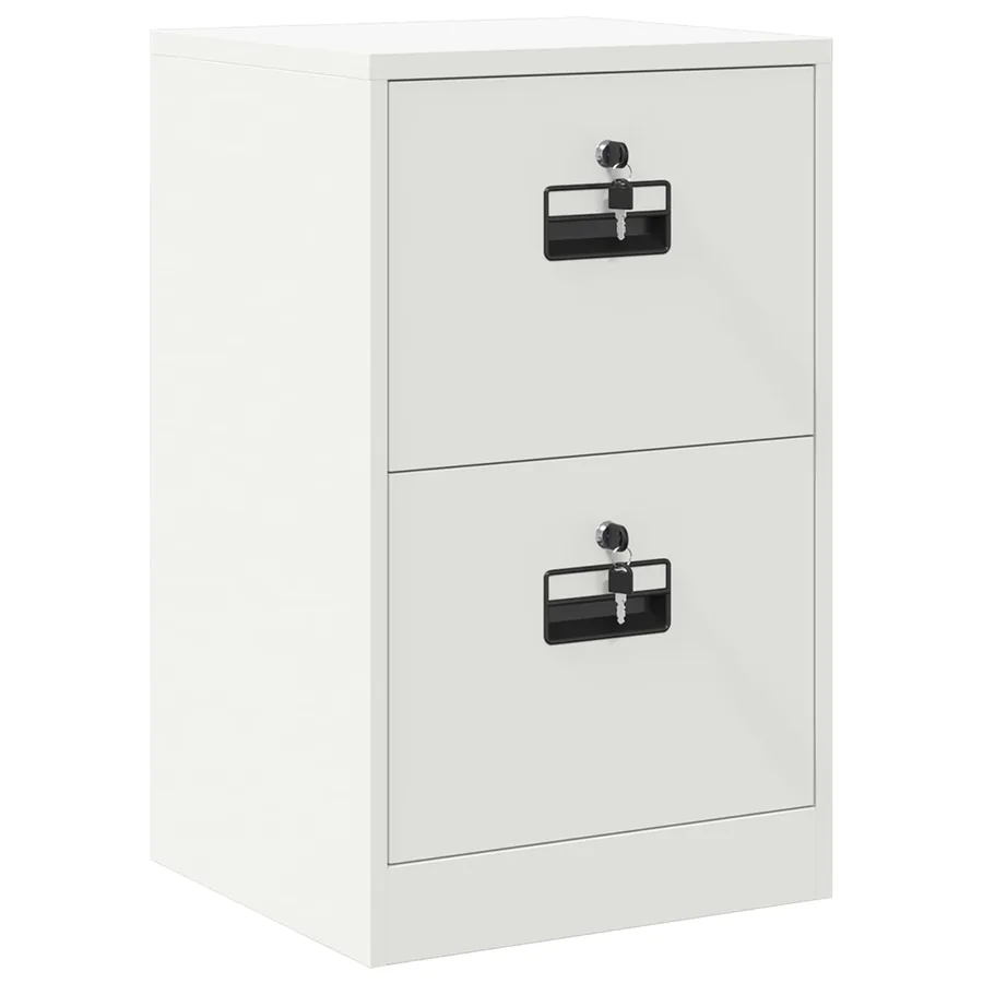 Cabinet de Dossier avec tiroir Blanc 45,5 x 42 x 74,5 cm - 2