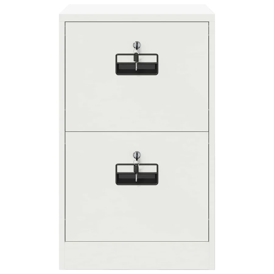 Cabinet de Dossier avec tiroir Blanc 45,5 x 42 x 74,5 cm - 7