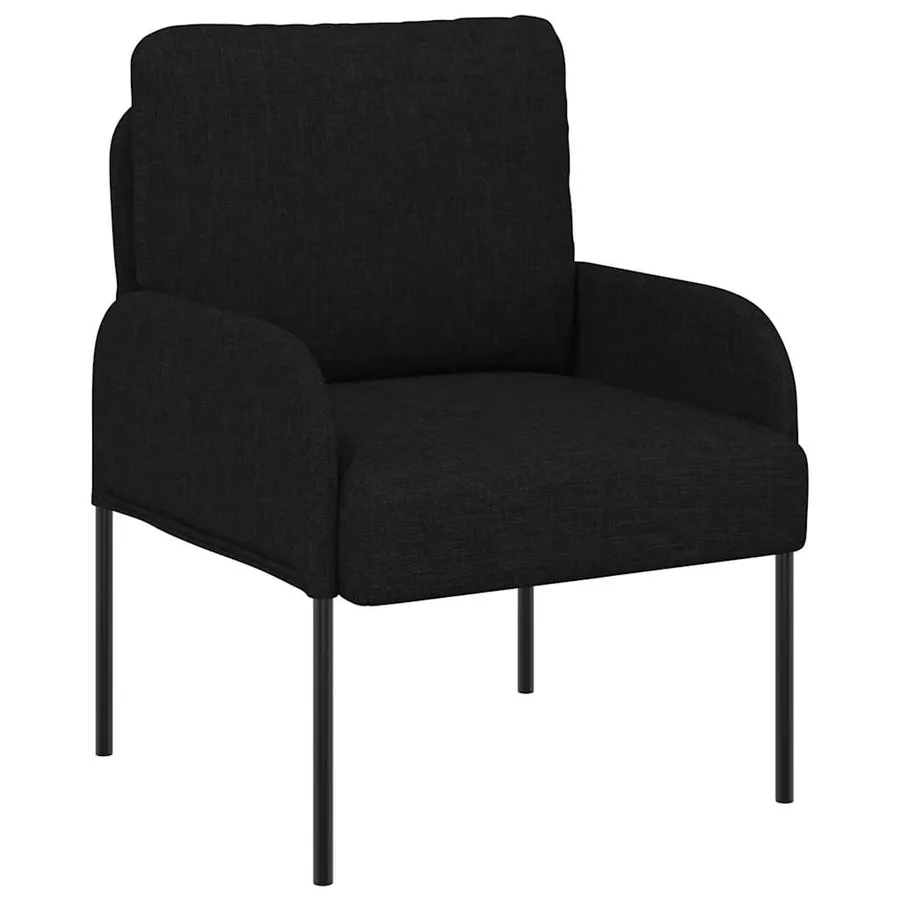 Canapés avec coussin 55cm Noir Contreplaqué - 2