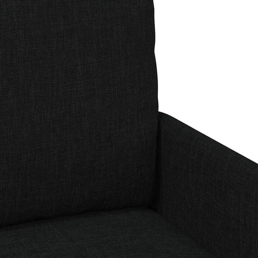 Canapés avec coussin 55cm Noir Contreplaqué - 7