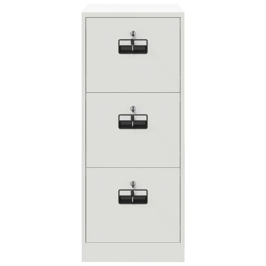 Cabinet de Dossier avec tiroir Blanc 44 x 50 x 106.5 cm - 7