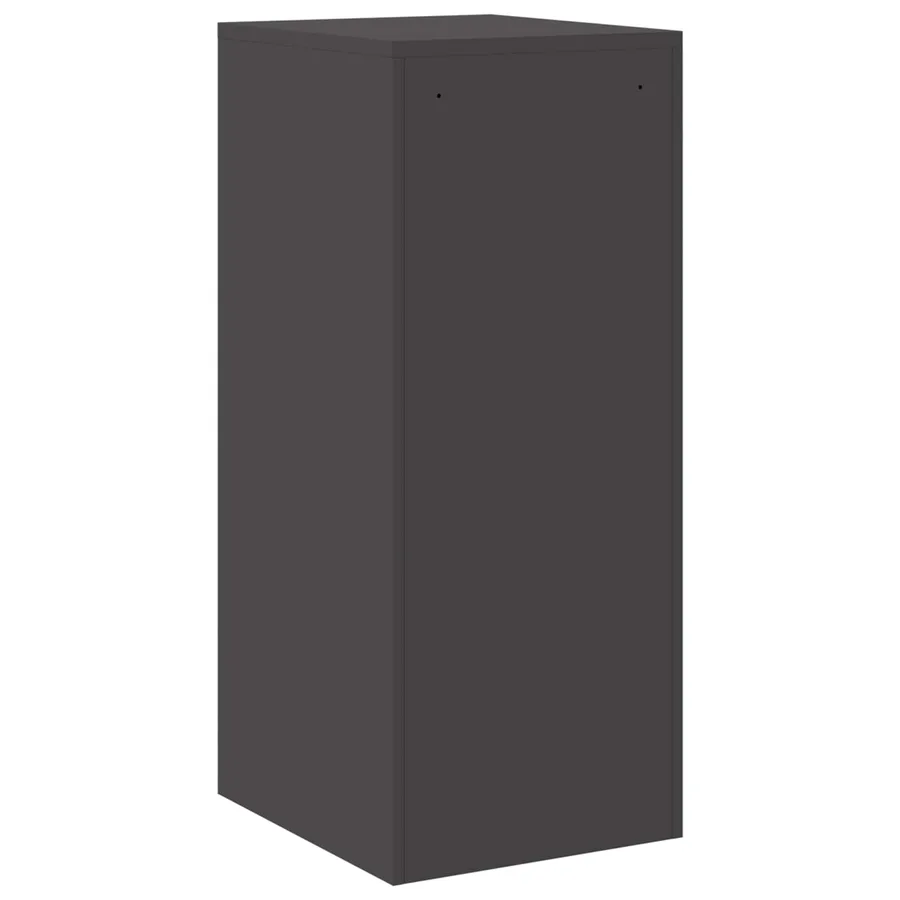 Cabinet de Dossier Noir 44 x 50 x 106.5 cm Acier Laminé à Froid - 9