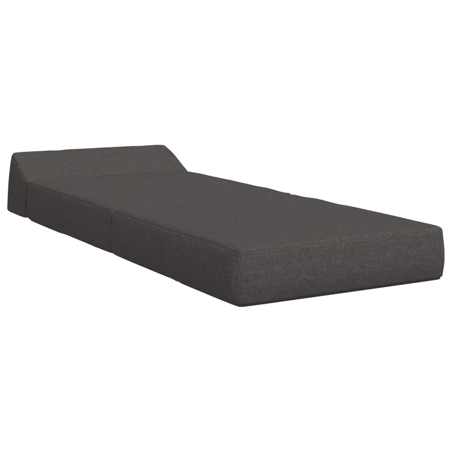 Canapé-lit pliable Gris foncé 60 x 70 x 41 cm Tissu - 3