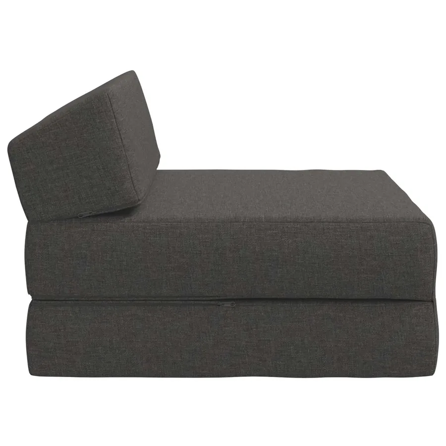 Canapé-lit pliable Gris foncé 60 x 70 x 41 cm Tissu - 4