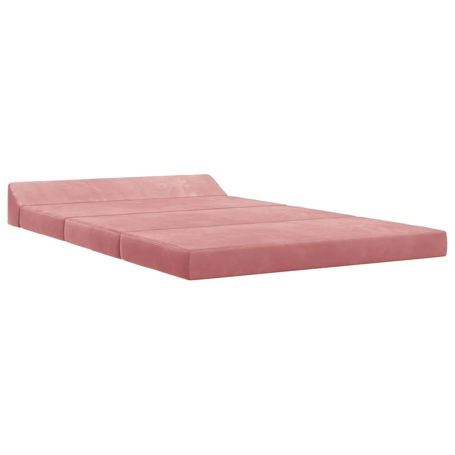 Canapé-lit pliable Rose 120 x 60 x 49 cm Tissu - 2