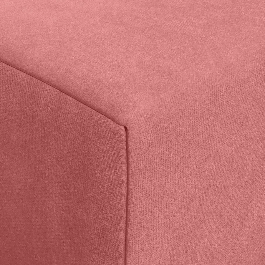 Canapé-lit pliable Rose 120 x 60 x 49 cm Tissu - 6