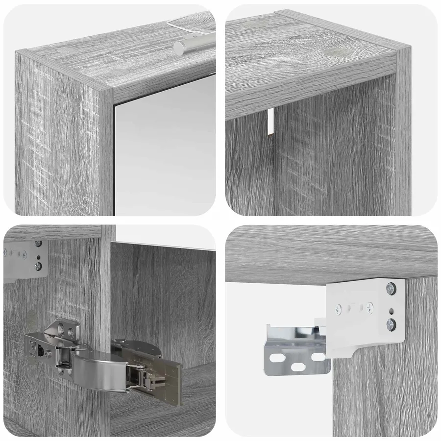 Ensemble de Meubles de Salle de Bain 3 pcs 106 x 16 x 62,5 cm - 10