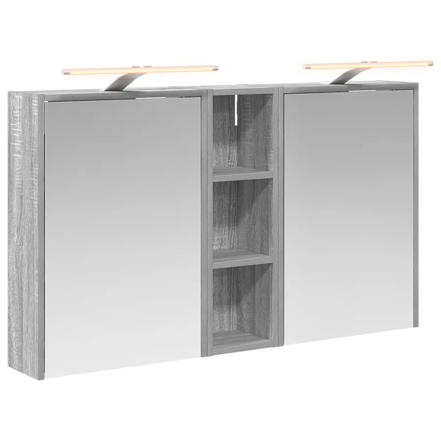 Ensemble de Meubles de Salle de Bain 3 pcs 106 x 16 x 62,5 cm - 2