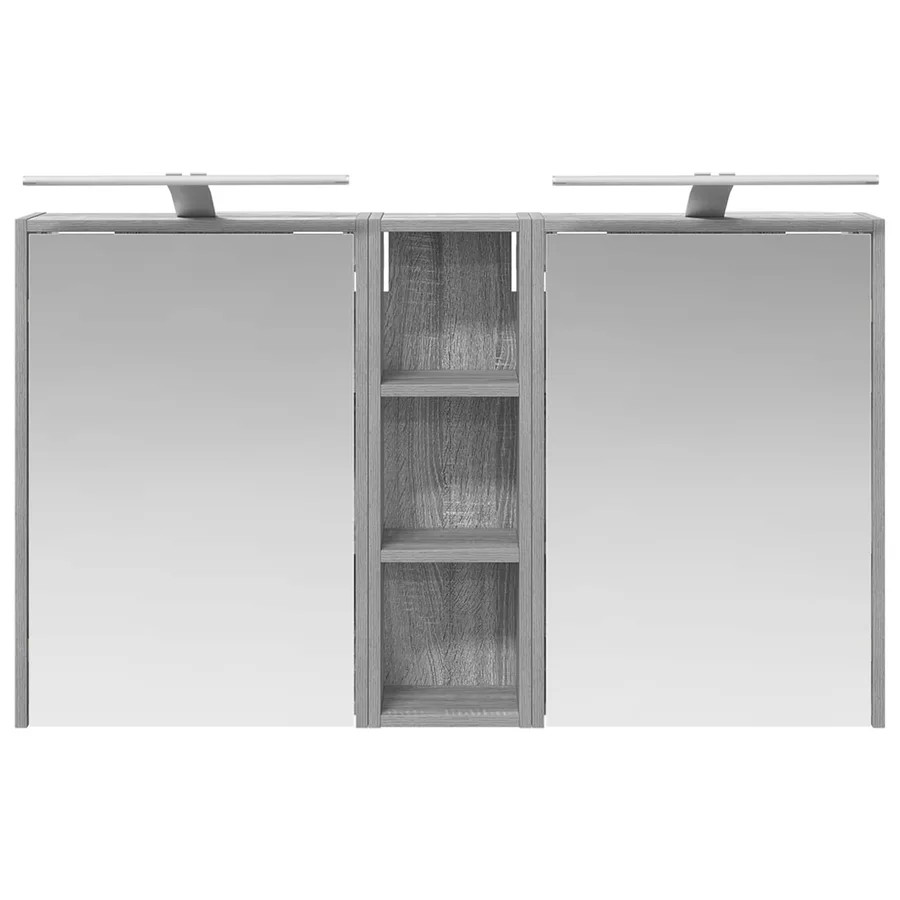 Ensemble de Meubles de Salle de Bain 3 pcs 106 x 16 x 62,5 cm - 6