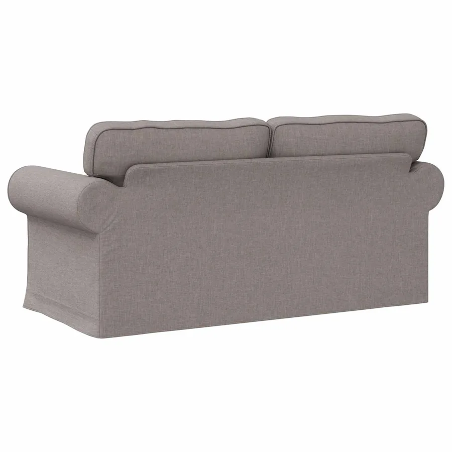 Canapé Taupe 175 x 82 x 80 cm tissu - 6