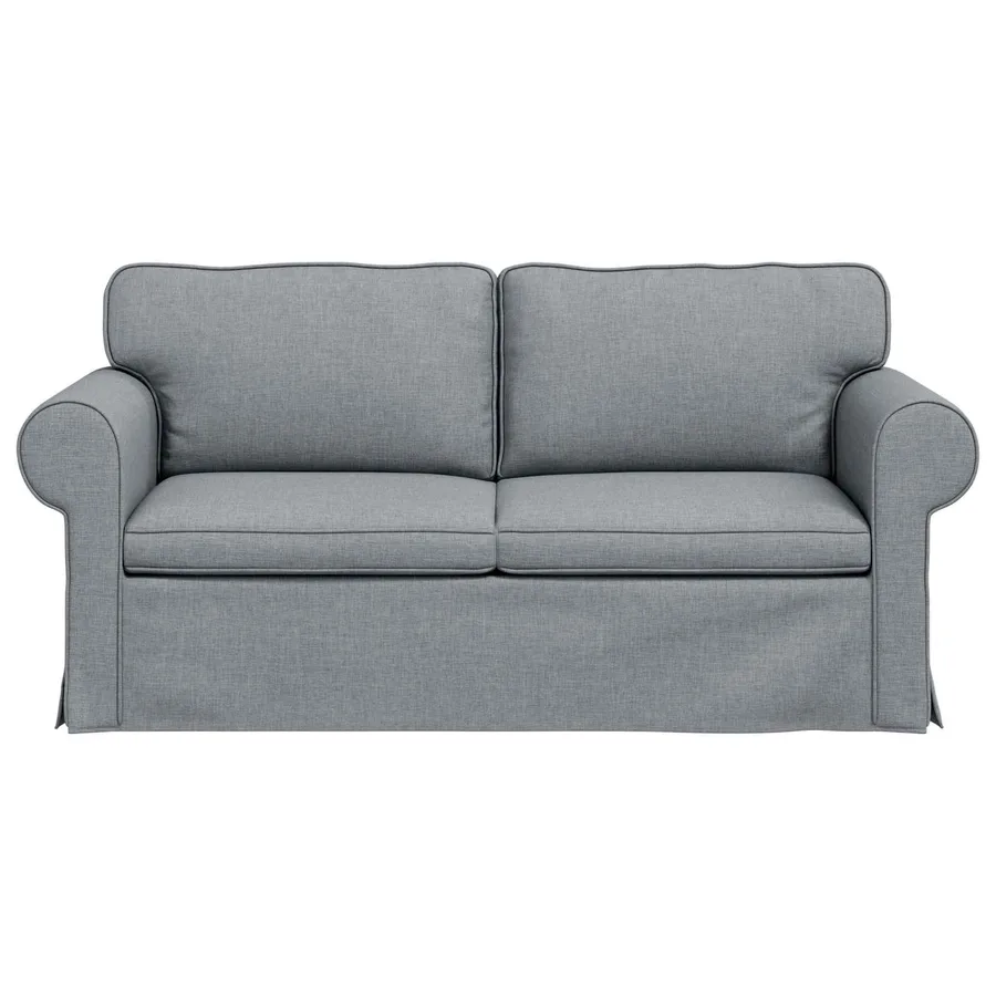 Canapé Gris clair 175 x 82 x 80 cm tissu - 4