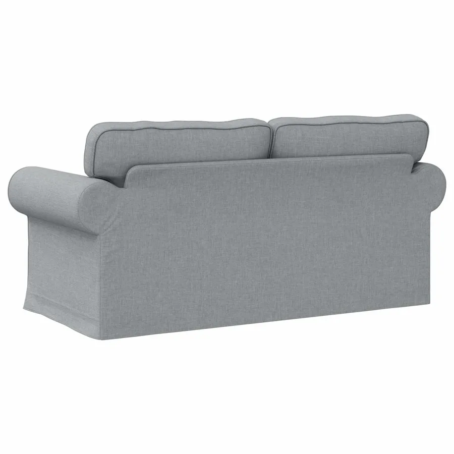 Canapé Gris clair 175 x 82 x 80 cm tissu - 6