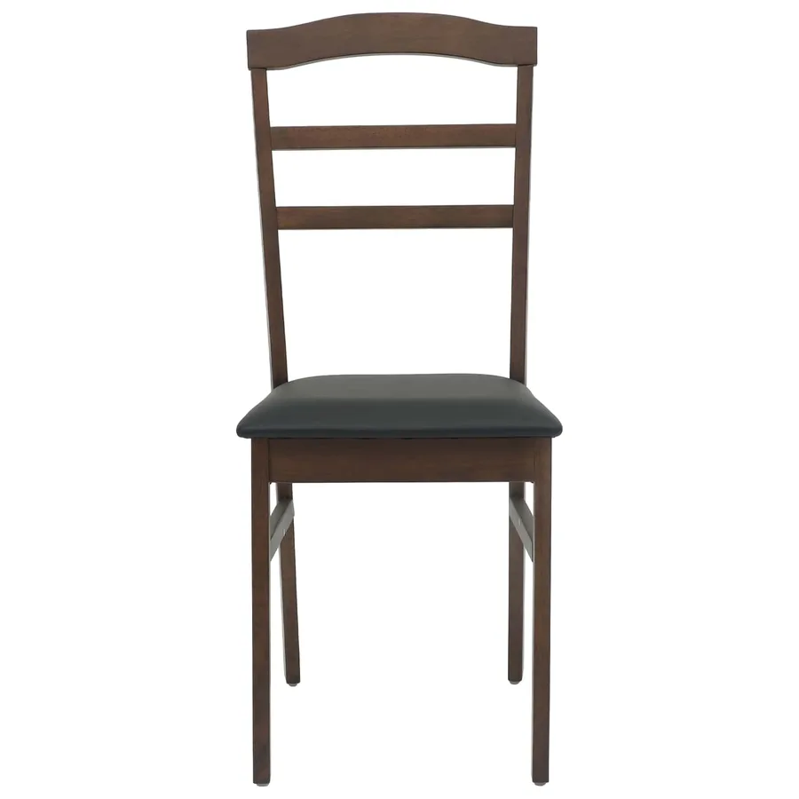 Chaise de salle à manger 2 pcs Marron clair et noir - 5