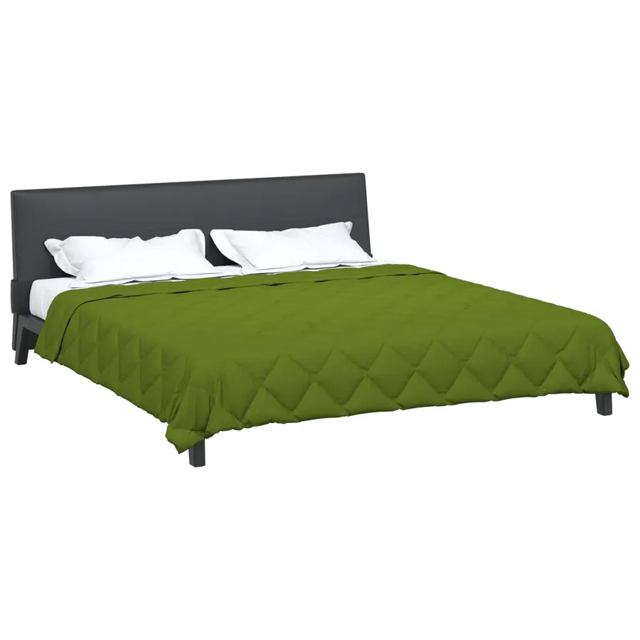 Duvet d'été simple Vert 220 x 260 cm Microfibre - 3
