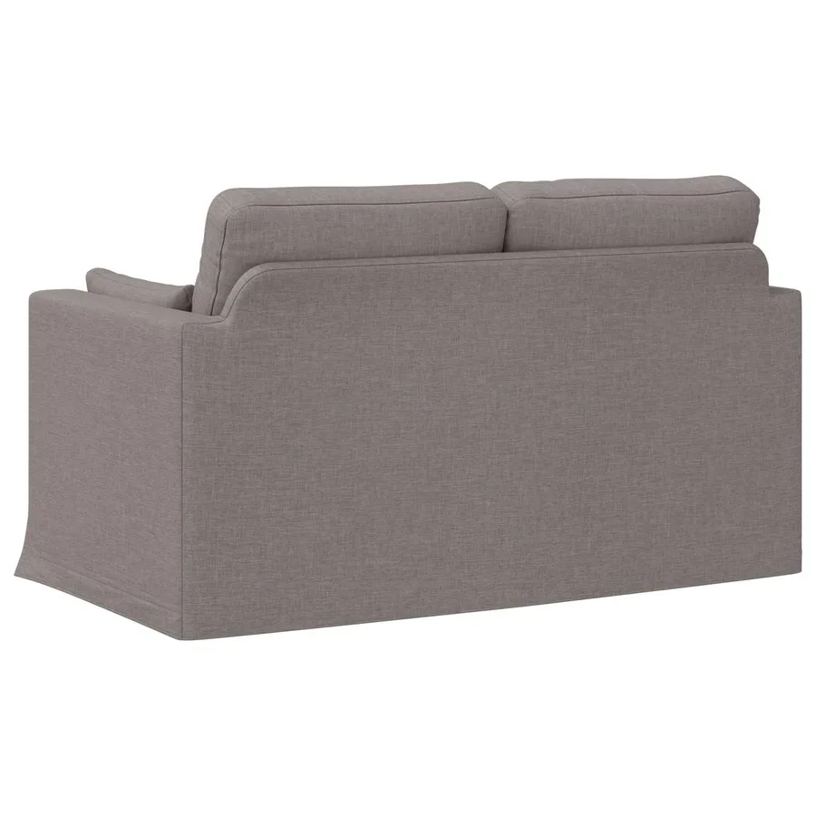 Canapé Taupe 139 x 78 x 80 cm tissu - 6
