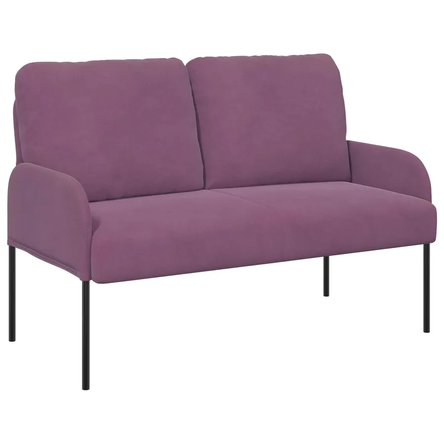 Ensembles de canapés 3 pcs Violet 115 x 56 x 80 cm Contreplaqué - 5