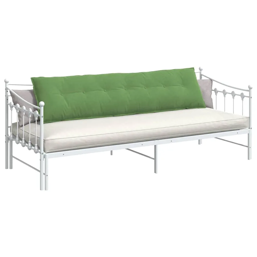Coussin de Dos Vert clair 200 x 50 cm Tissu en velours côtelé - 3