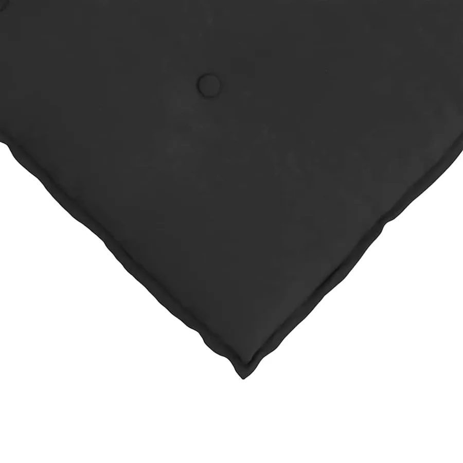 Coussin de Dos Noir 200 x 50 cm Tissu en microfibre - 7