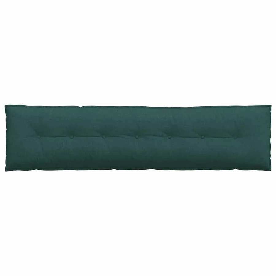 Coussin de Dos Vert foncé 200 x 19 x 50 cm tissu - 6