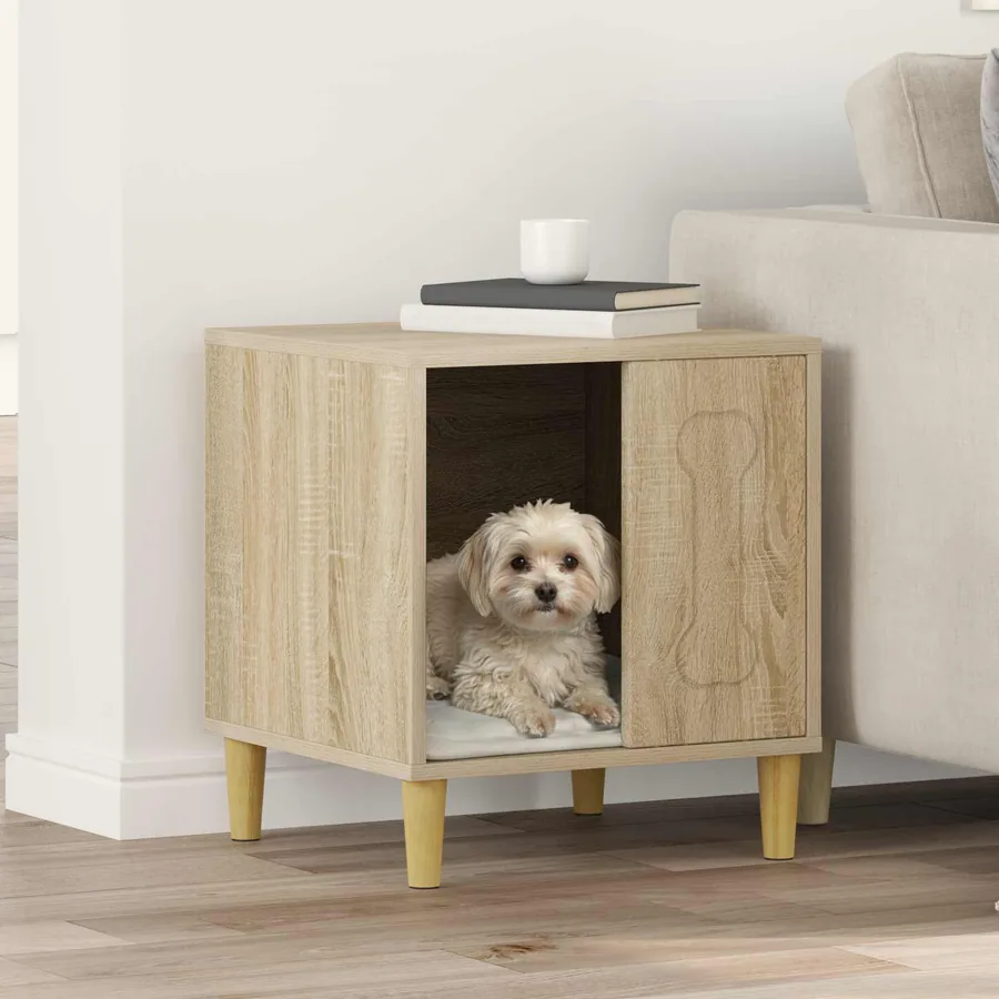 Maison pour Chiens Sonoma 44 x 42 x 49 cm Bois d'ingénierie