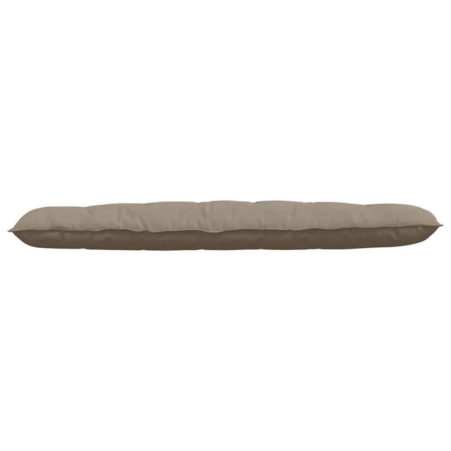 Coussin de Dos Taupe 180 x 50 cm Tissu en microfibre - 5