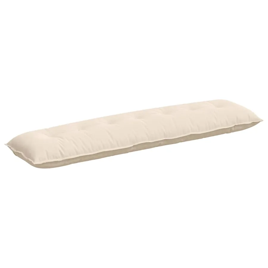 Coussin de Dos Beige 200 x 50 cm Tissu en microfibre - 2