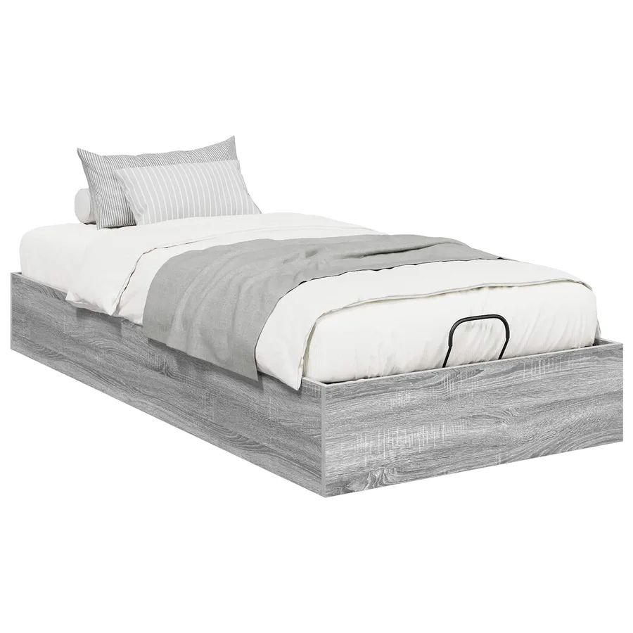 Cadre de lit ottoman Gris Sonoma 203 x 100 x 25 cm - 3