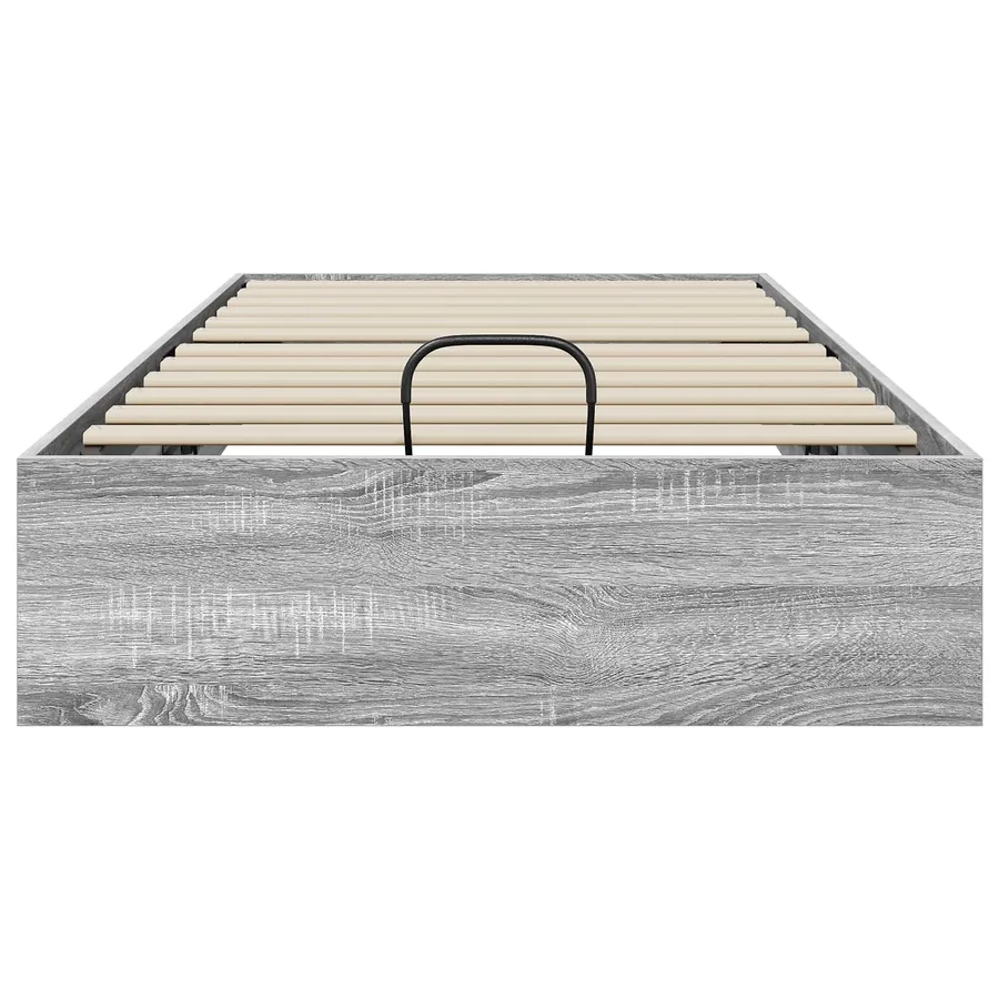 Cadre de lit ottoman Gris Sonoma 203 x 100 x 25 cm - 5