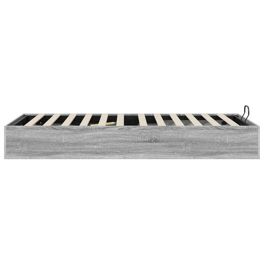 Cadre de lit ottoman Gris Sonoma 203 x 100 x 25 cm - 6