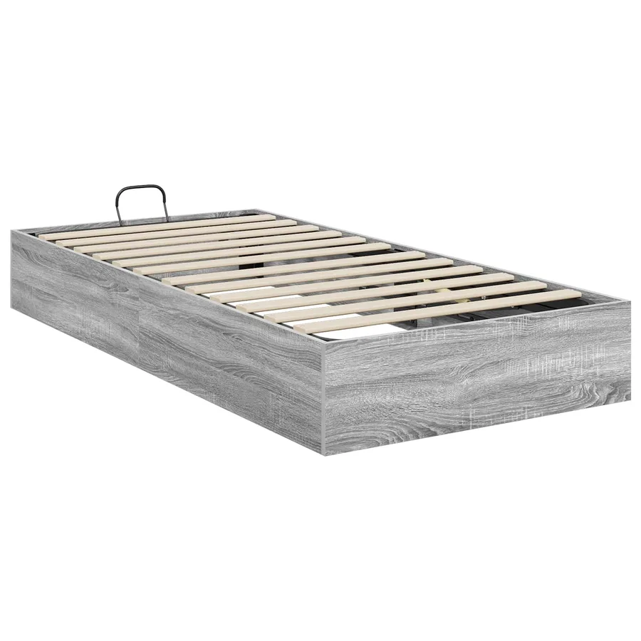 Cadre de lit ottoman Gris Sonoma 203 x 100 x 25 cm - 7