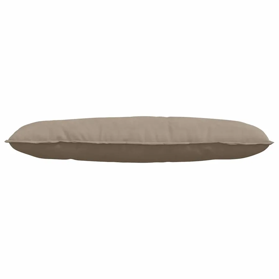 Coussin de Dos Taupe 120 x 50 cm Tissu en microfibre - 5
