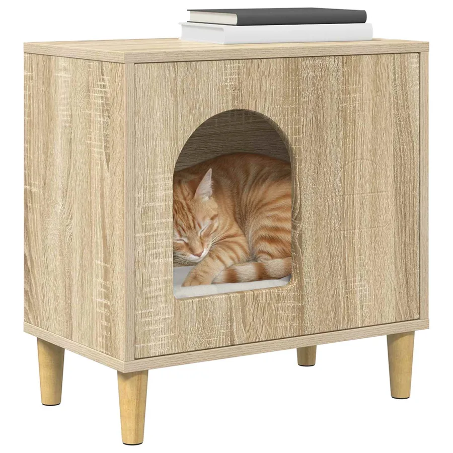 Maison pour chat Sonoma 51 x 30 x 52 cm Bois d'ingénierie - 3