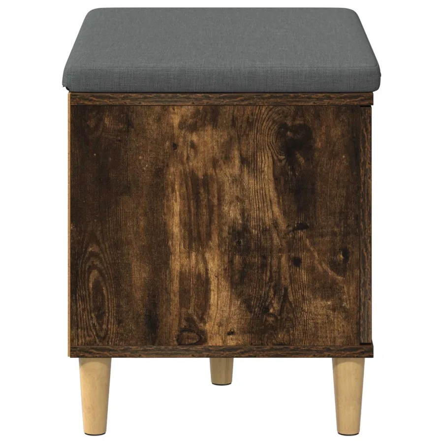 Banc d'entrée avec coussin Chêne Fumé 60 x 38 x 46 cm - 7