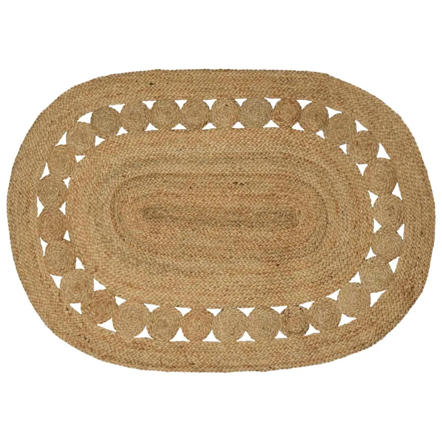 Tapis de surface Naturel 100 x 152 cm Jute