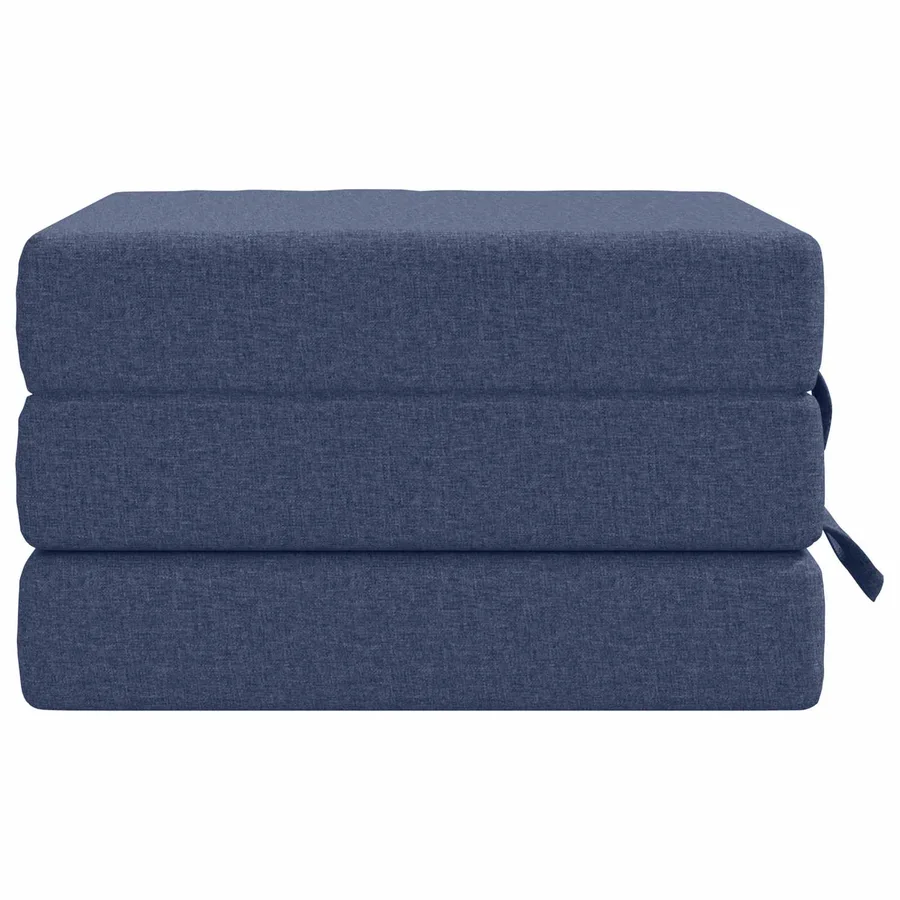 Canapé-lit pliable 75 x 63 x 45 cm Bleu - 4