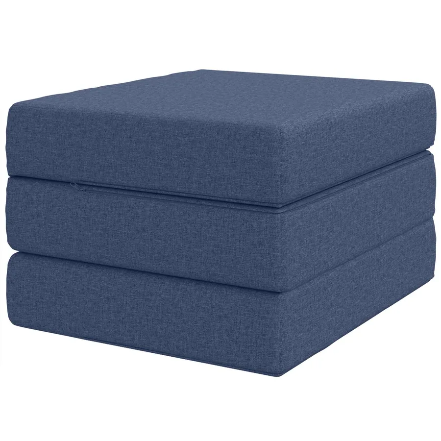 Canapé-lit pliable 75 x 63 x 45 cm Bleu - 5