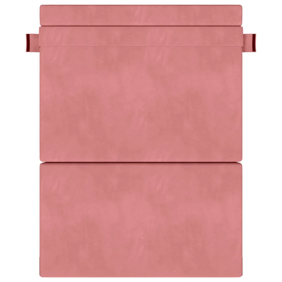 Canapé-lit pliable Rose 152 x 86,5 x 60 cm Tissu - 3