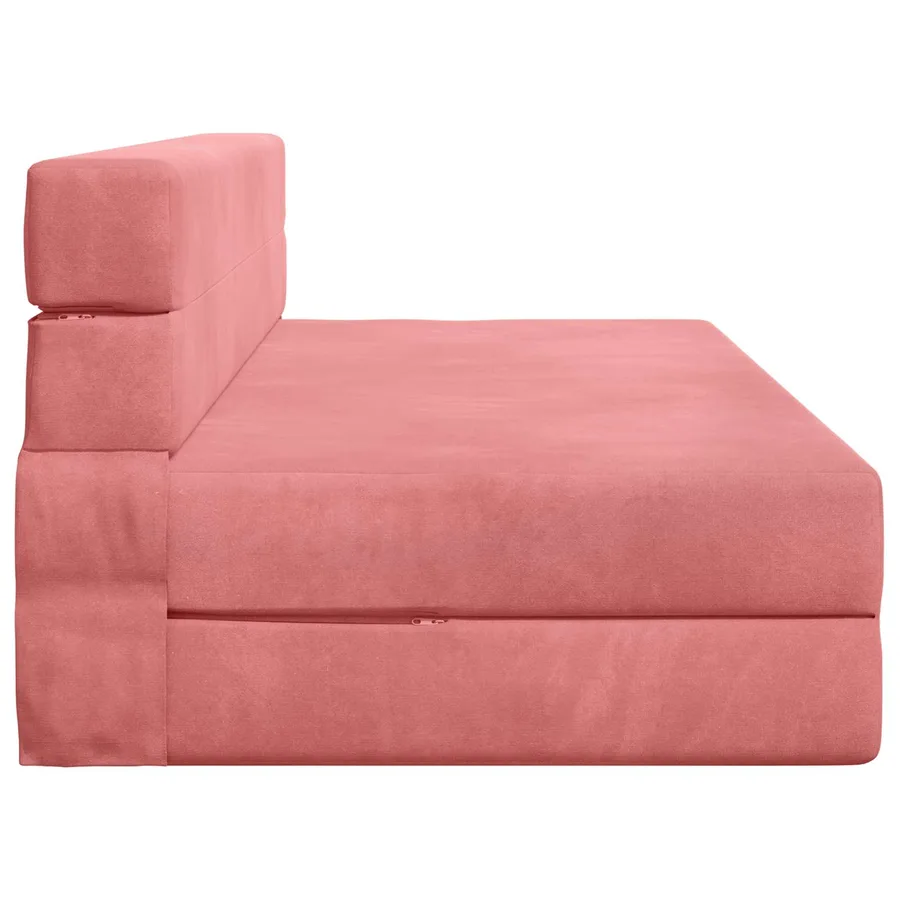 Canapé-lit pliable Rose 152 x 86,5 x 60 cm Tissu - 4