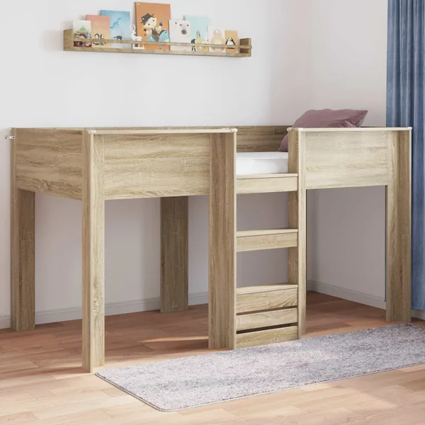 Lit Superposé pour Enfants Chêne Sonoma 100 x 200 cm