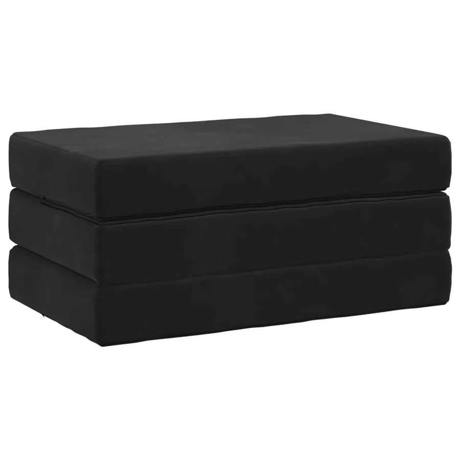 Canapé-lit pliable 80 x 67 x 45 cm Noir - 3