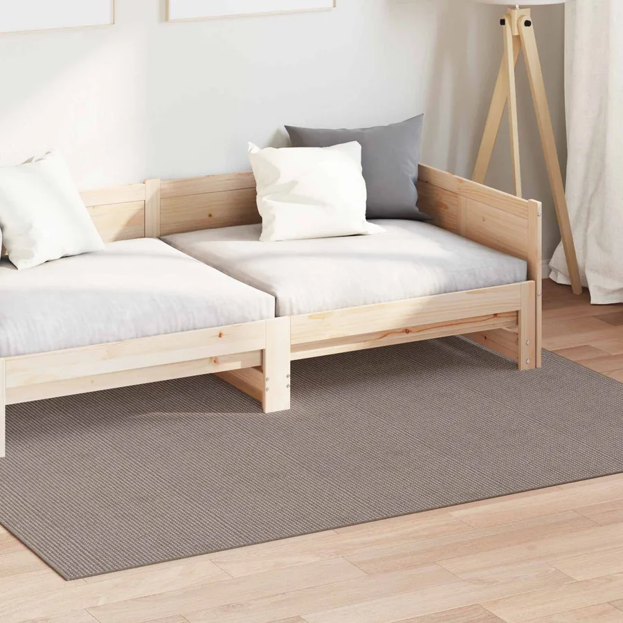 Tapis de surface LUGO Crème et Taupe 230 x 160 cm Polyester