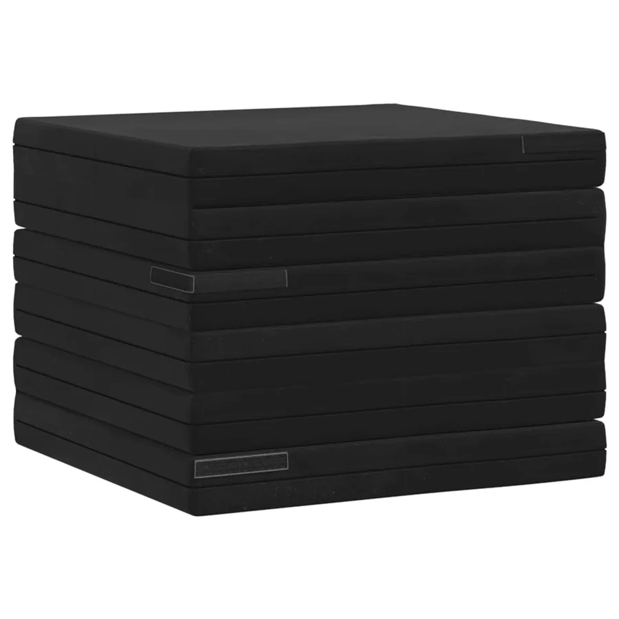 Canapé-lit pliable 140 x 67 x 45 cm Noir - 4