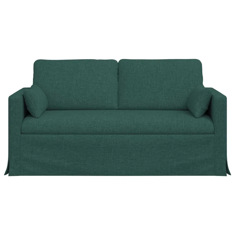 Canapé Vert foncé 158 x 78 x 80 cm tissu - 4