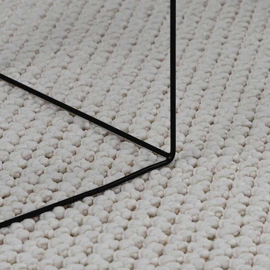 Tapis de surface Rectangulaire LUGO Crème 170 x 120 cm - 6