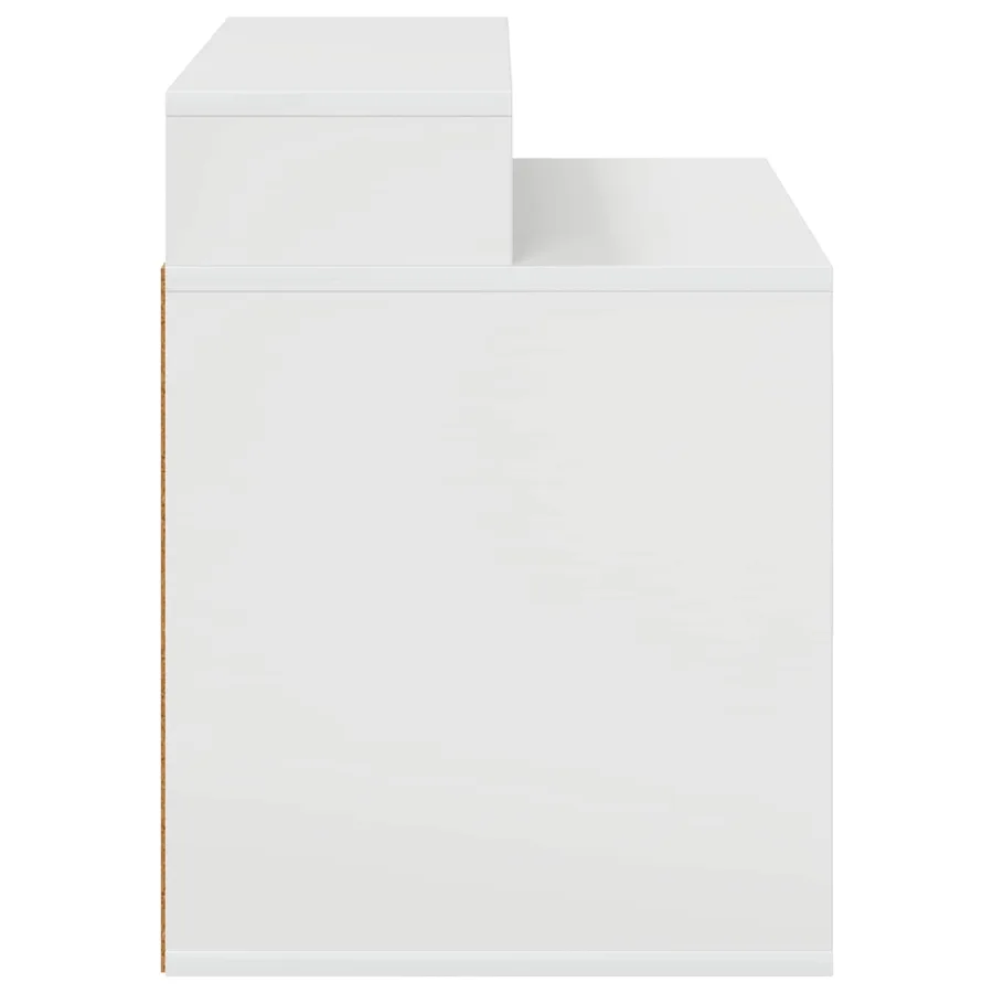 Maison pour chat Blanc Brillant 42,5 x 40 x 53,5 cm - 6