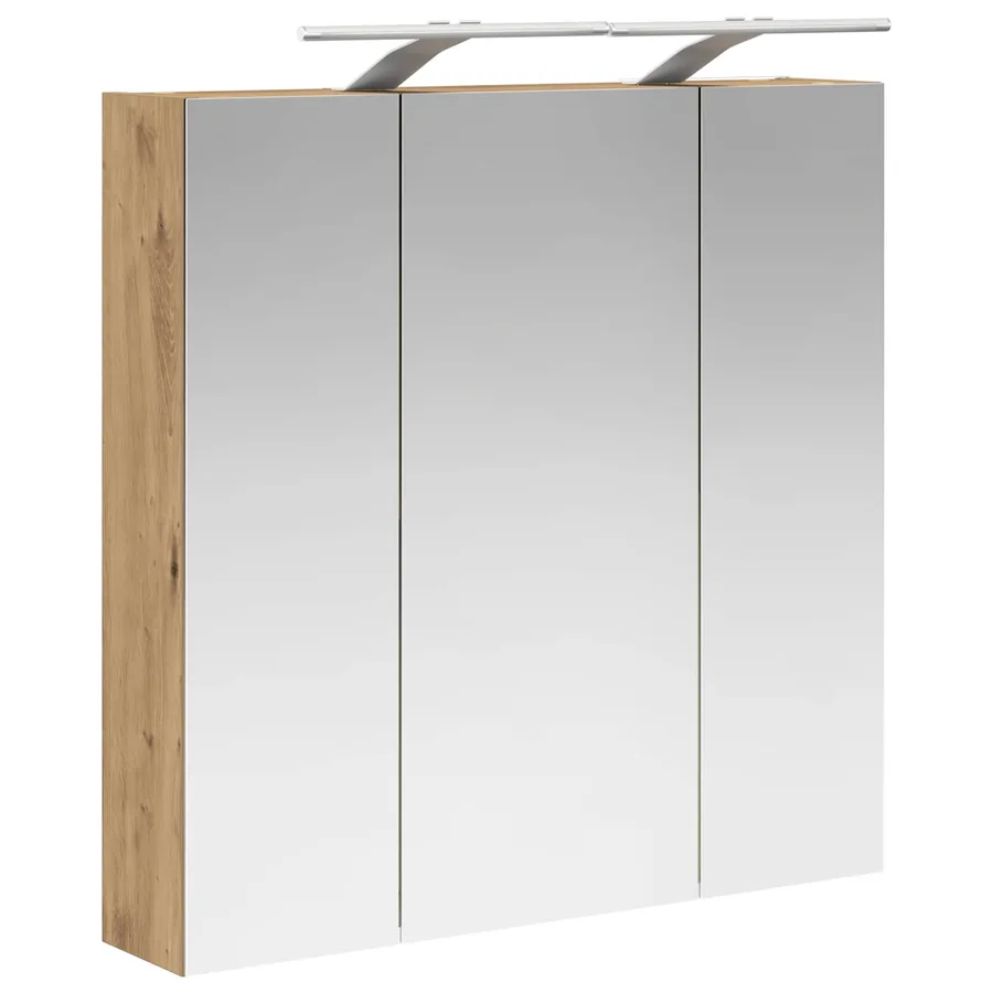 Armoire Miroir de Salle de Bain Chêne artisan 70 x 14,5 x 70 cm - 5
