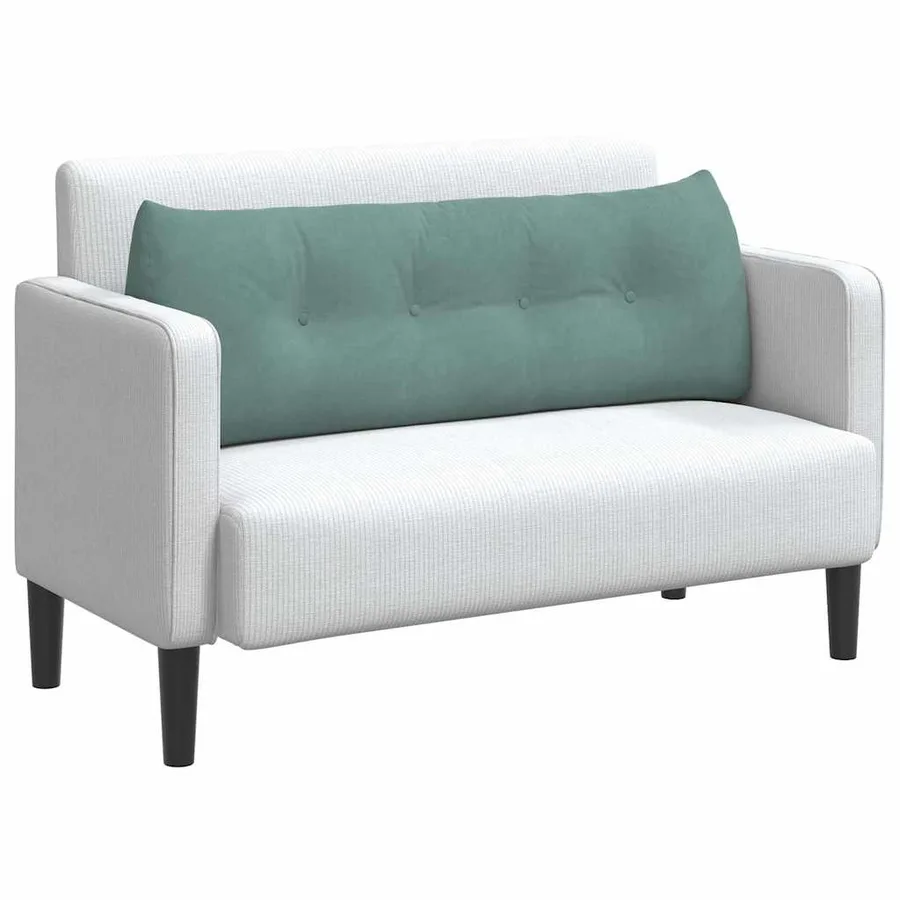 Coussin de Dos Vert Mer 140 x 24 x 50 cm Velours - 3